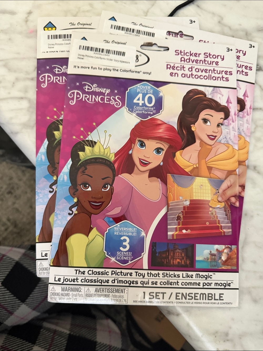Disney Princess Sticker Story Adventure - Pink & Purple get 3